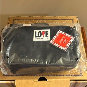 Brighton Black Belt Bag with Sleek Design